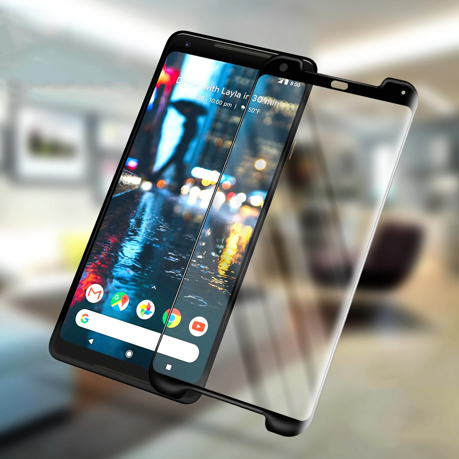 

3D изогнутое закаленное стекло для Google Pixel 2, Защитная пленка для экрана Google Pixel 2XL, Pixel2, защита стекла