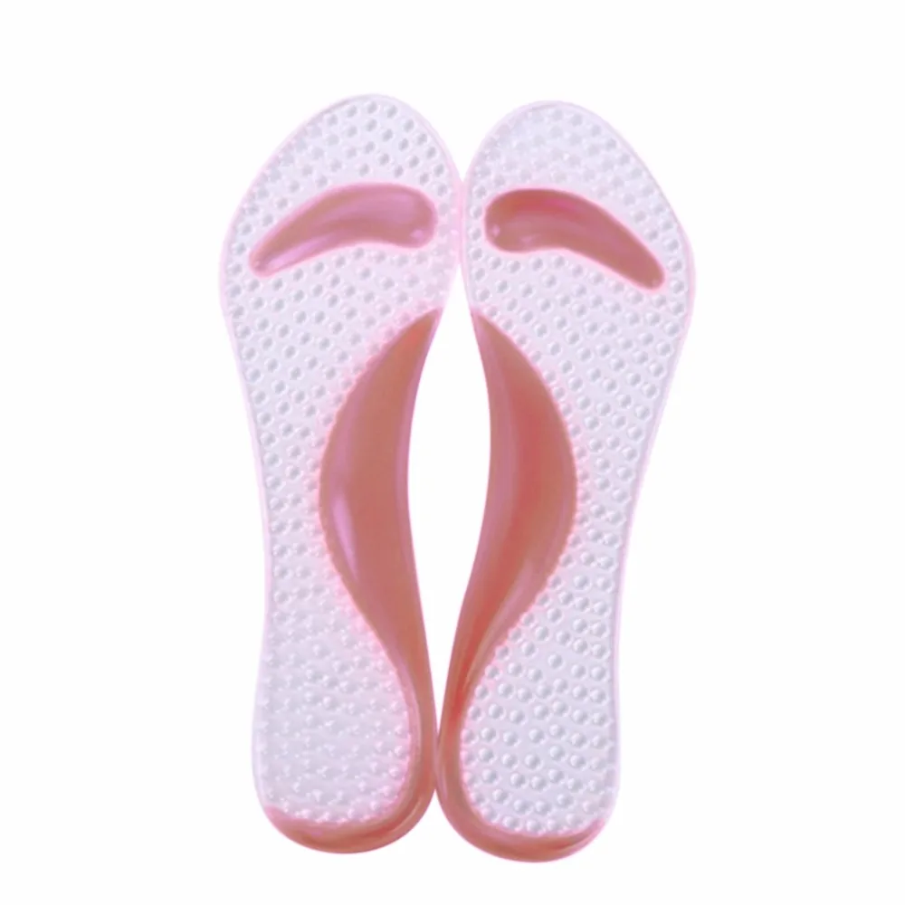 

1Pair Non-Slip Foot High Heel Shoes Pad Feet Care Tool Women Silicone Gel Massage Arch Support Insoles Flatfoot Prevent