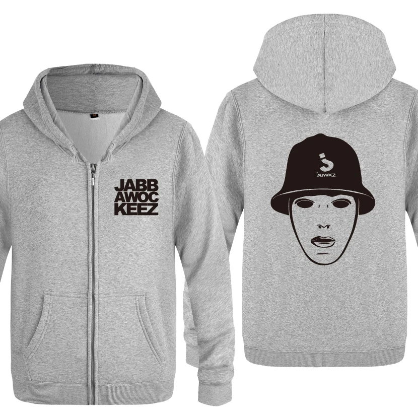 Новая Крутая толстовка Jabbawockeez модные мужские флисовые куртки на молнии с длинным