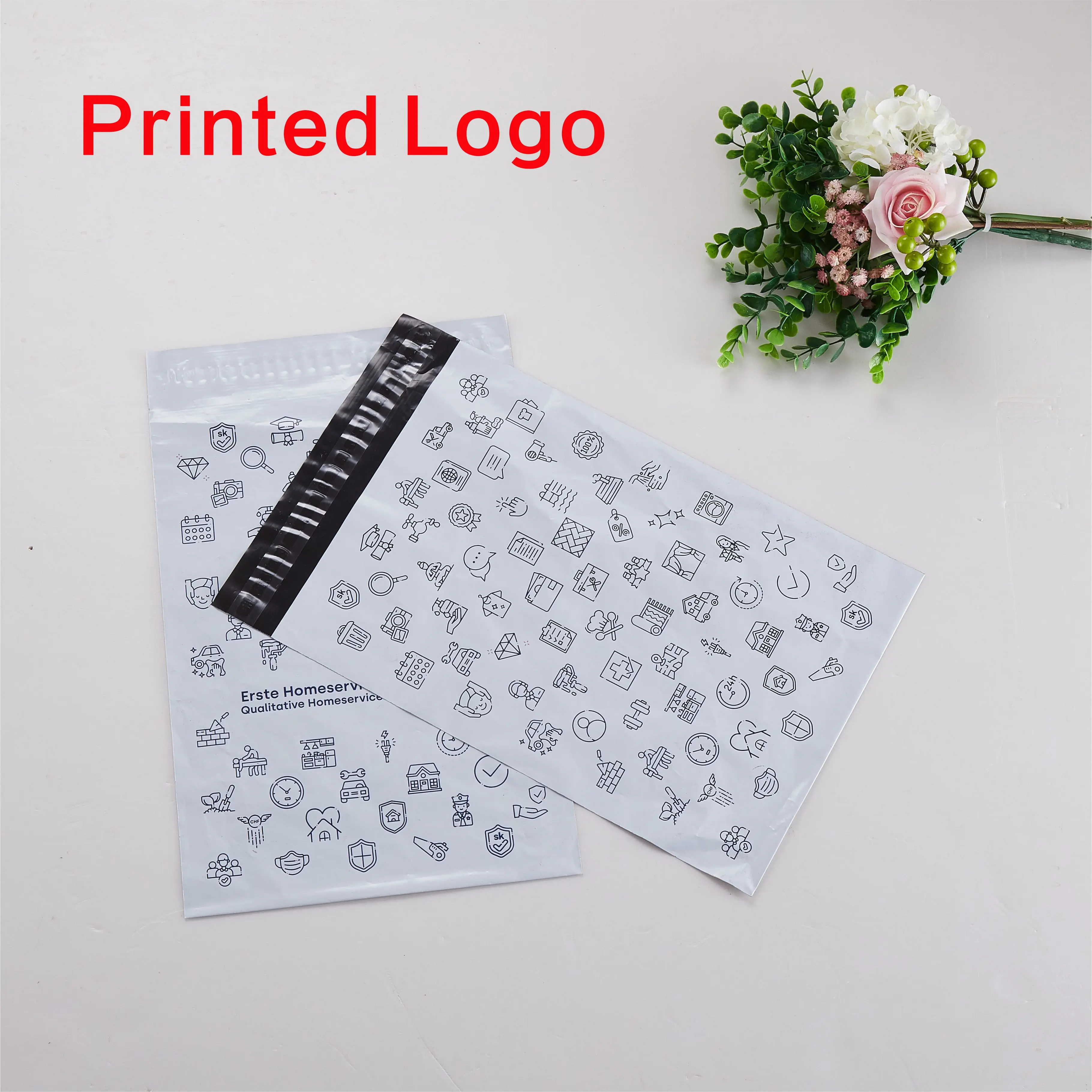 

100 200 300 400 500pcs plastic mailing bag logo mailer bag white mailer mailer bag
