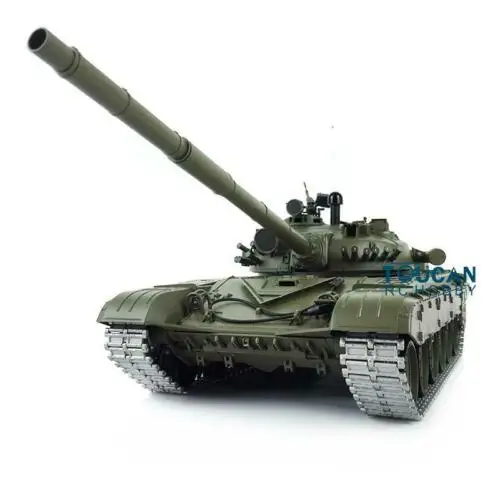 Heng Long 1/16 6 0 обновленная Россия T72 RC RTR Tank 3939 360 Turret Red Eyes DIY TH15065 | Игрушки и хобби