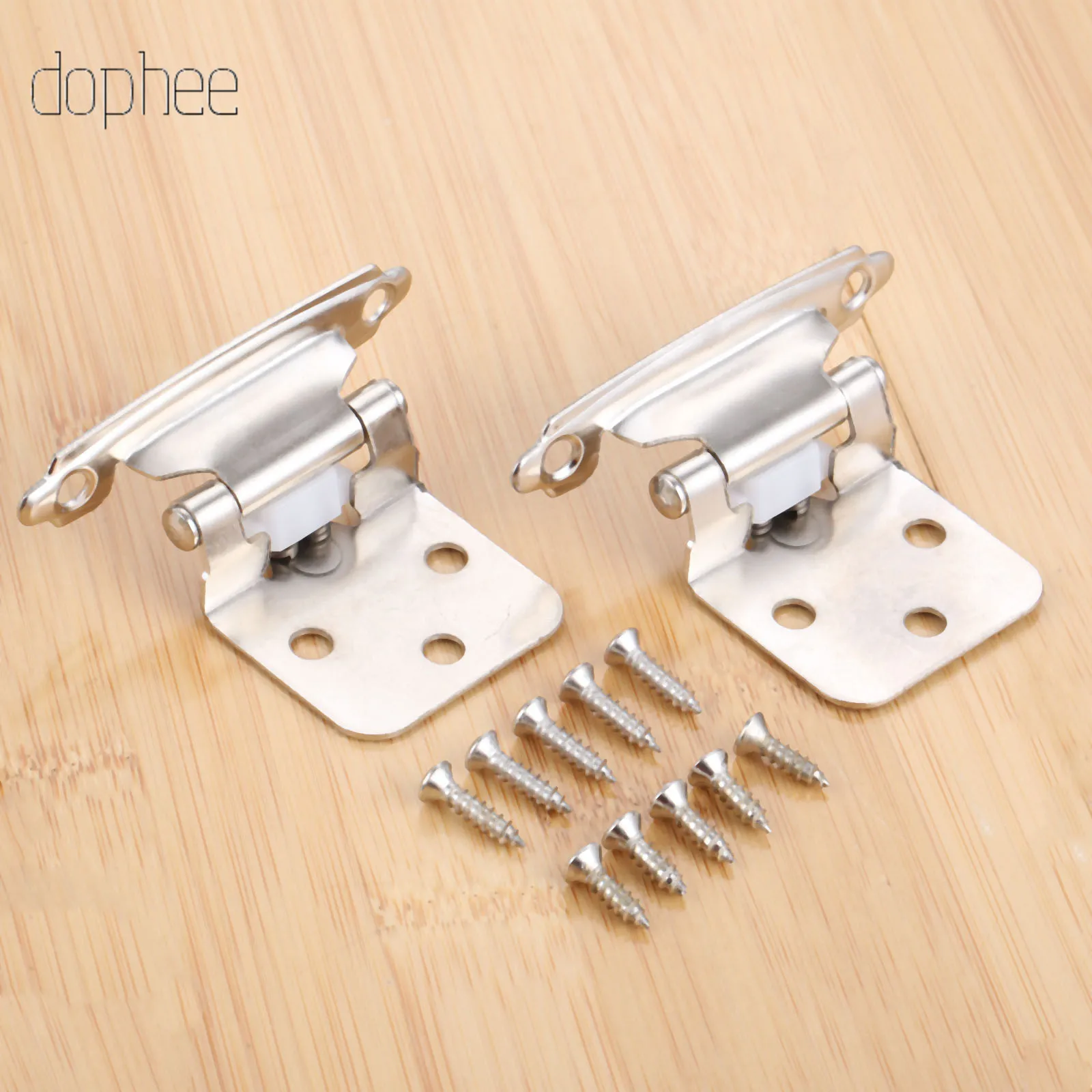 

Dopee 2 шт кухонный шкаф внутренняя мебель петли 71*38*35 мм накладные петли шкафа