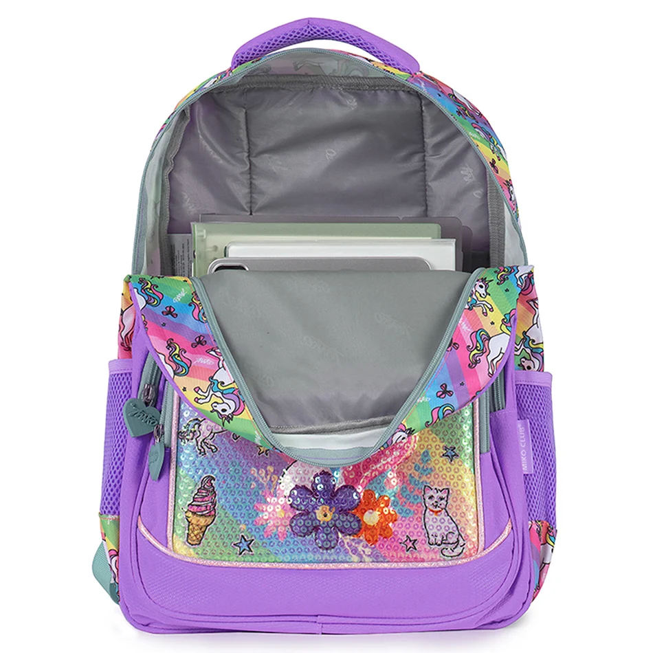 3 шт. Детские радужные школьные сумки с блестками и единорогом | Мать ребенок