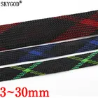 5 м10 м черный + синийкрасныйУФ зеленый + желтый плотный ПЭТ Плетеный Рукав 3 - 30 мм Изолированная защита кабеля расширяемая