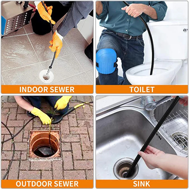 

For Karcher K Pressure Washer High Pressure Water Hose With Jetting Nozzle Hose For Washing Sewer And Sewage Pipe Cleaning