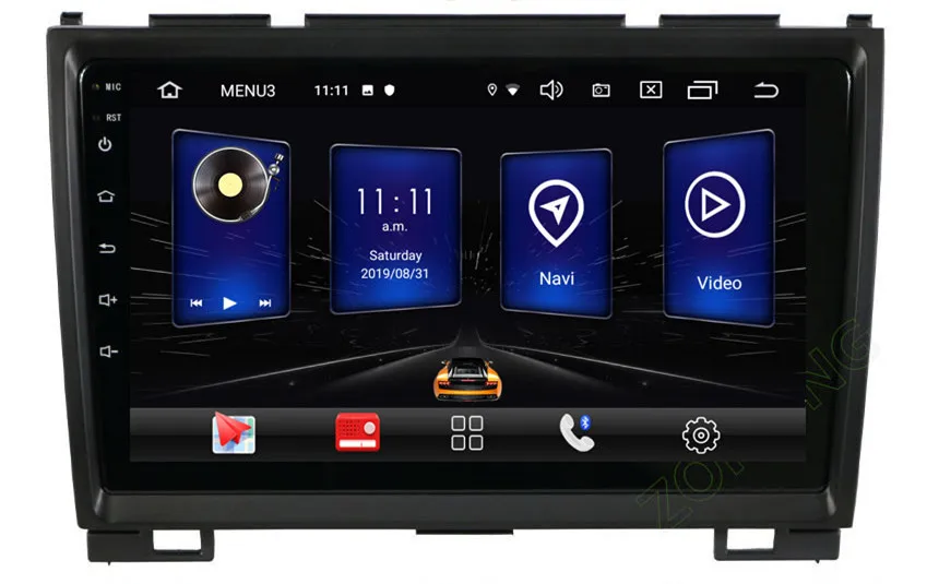 2.5D Android 9,0 RAM2Gb для aval H5 Автомобильный мультимедийный dvd-плеер Greatwall H3 Hover H5 Авторадио автомобильный gps-навигация, радио, стерео