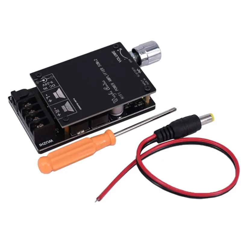 

ZK-1002 HIFI TPA3116 Bluetooth 5.0 High Power Digital Amplifier Stereo Board 100W+100W AMP Amplificador Audio Home Theater .