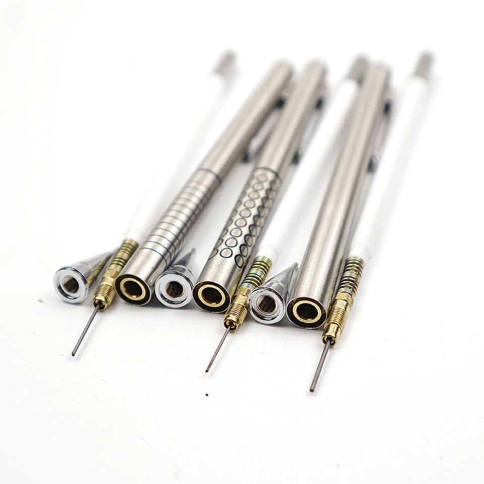 

High Quality Full Metal Mechanical Pencil 0.5/0.7/0.9mm For Professional Painting And Writing School Supplies 2pcs/lot