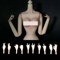 16 bjd doll body sitting nude body 16 joints girl kids toy slim waist makeup body doll practice