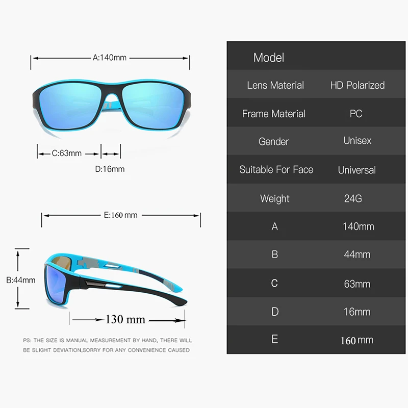 

New Mens Polarized Sunglasses for Men Outdoor Sports Windproof Sand Goggle Sun Glasses UV Protection