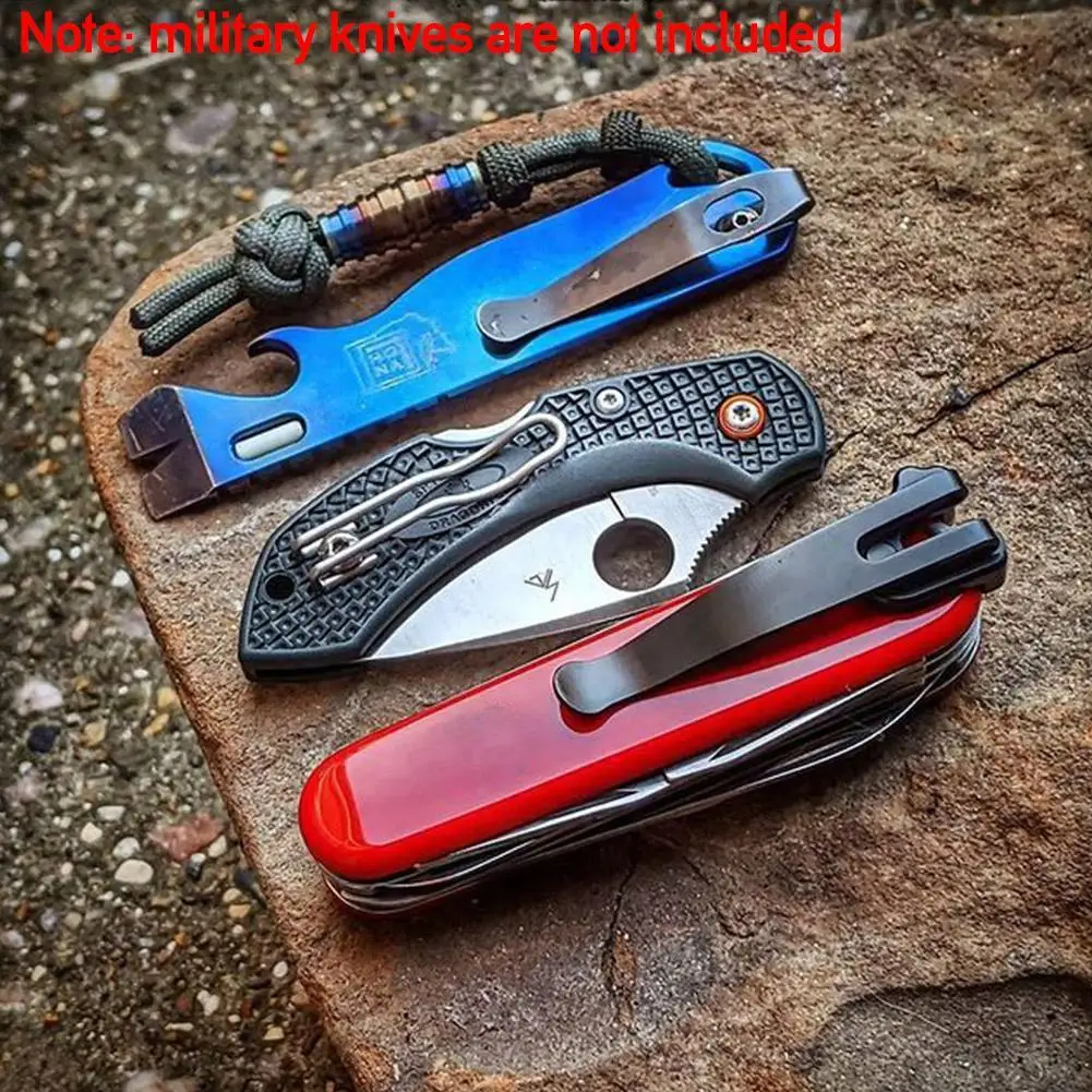 Складной Ножи с креплением сзади Сталь глубокий переносной заменитель зажима