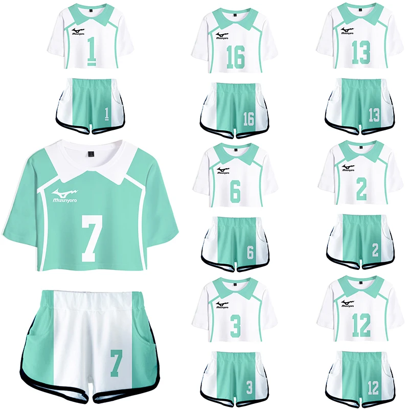 

Anime Haikyuu Nekoma High School Costume Oikawa Tooru Yutaro Kindaichi Cosplay Jersey Sports Wear 3D Printing Suit