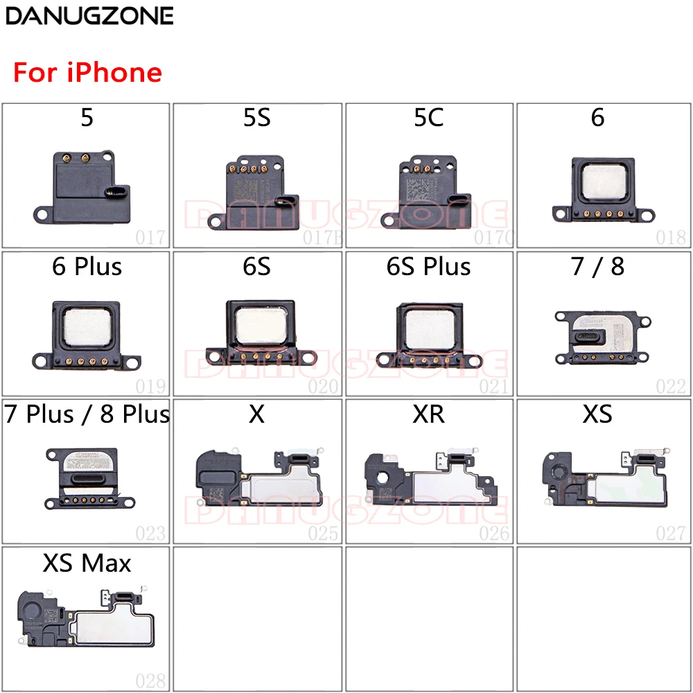 Оригинальный верхний фронтальный наушник для iPhone 6S Plus 6 7 8 5 5S 5C X XS Max XR XSMax наушники