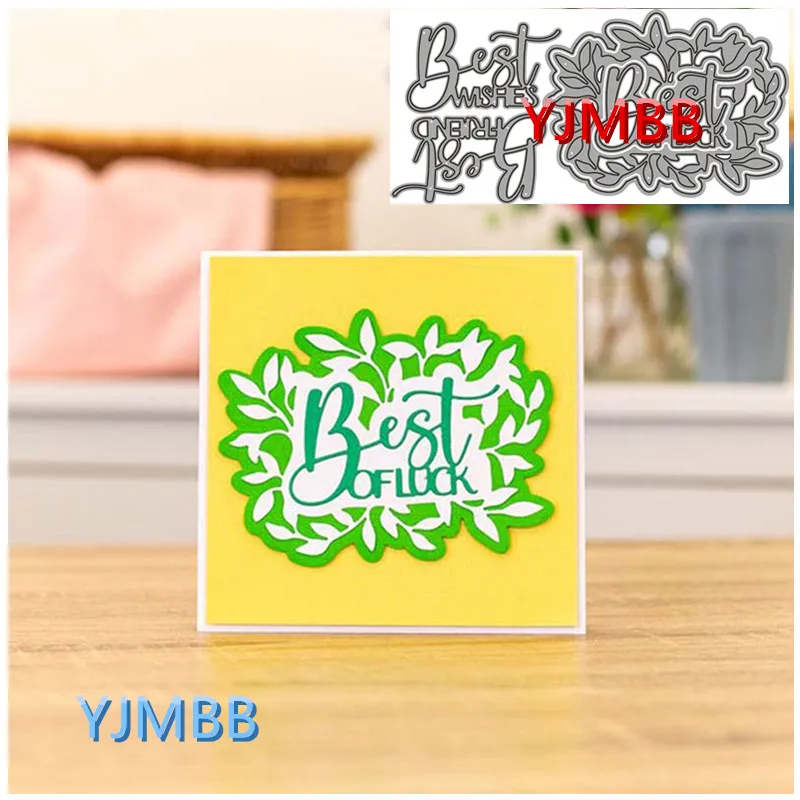 

YJMBB New Flower English Alphabet Decoration #1 Metal Cutting Mould Scrapbook Album Paper DIY Card Craft Embossing Die Cutting
