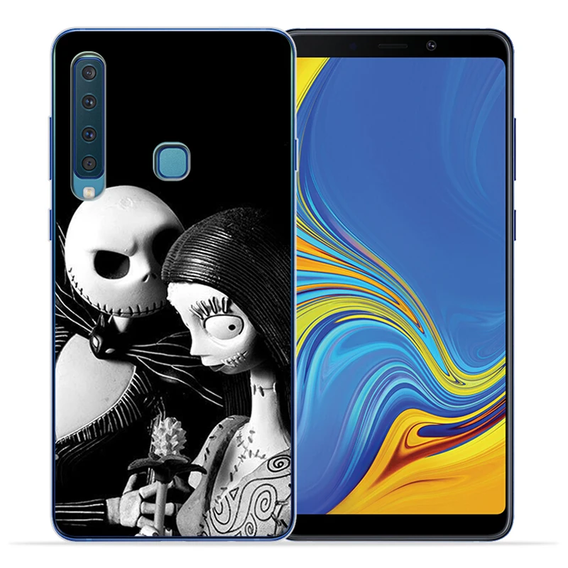 Смешной силиконовый чехол Jack Skellington на Хэллоуин для телефона Samsung A3 A5 A6 A7 A8 A9 2015 2016