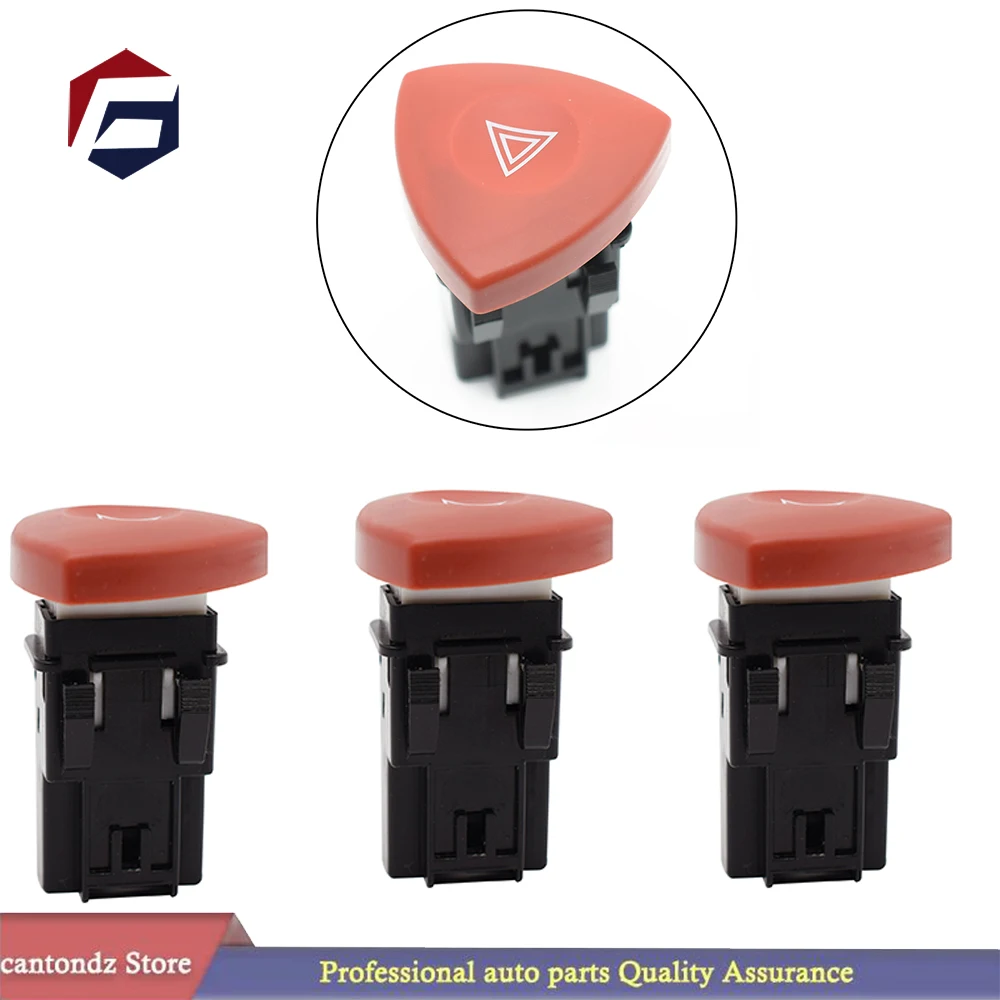 

Кнопка аварийного Предупреждение ла для Renault Master, Laguna, Trafic, Escape, Opel, Vauxhall, Movano, Vivaro, 8200442724, 3 шт.