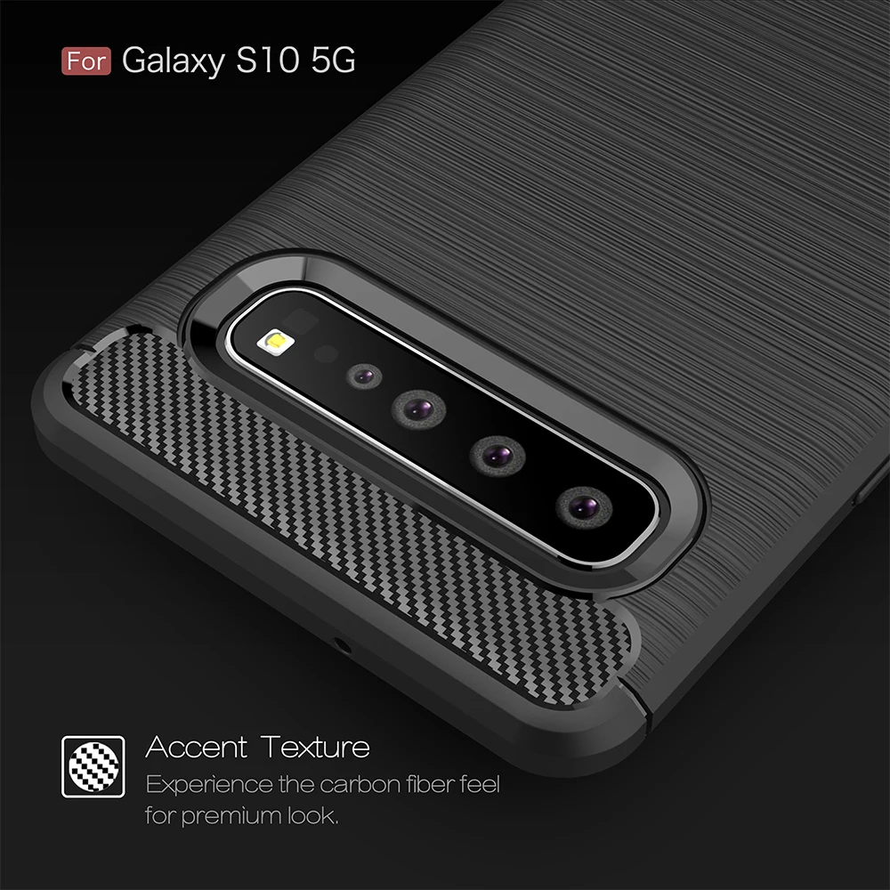 Роскошный чехол для Samsung Galaxy M10 M20 S10 Lite Note 10 Pro A10E A20E A70 A30 A50 телефона из углеродного