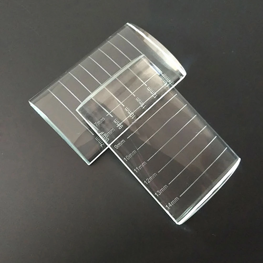 Инструмент для наращивания ресниц поддон клея из хрустального стекла U образной