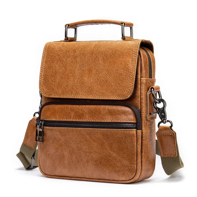 

Мужские кожаные сумки на плечо, мужские деловые сумки через плечо для IPAD Air Mini, мужская кожаная сумка, маленький портфель, мужская сумка-мессенджер