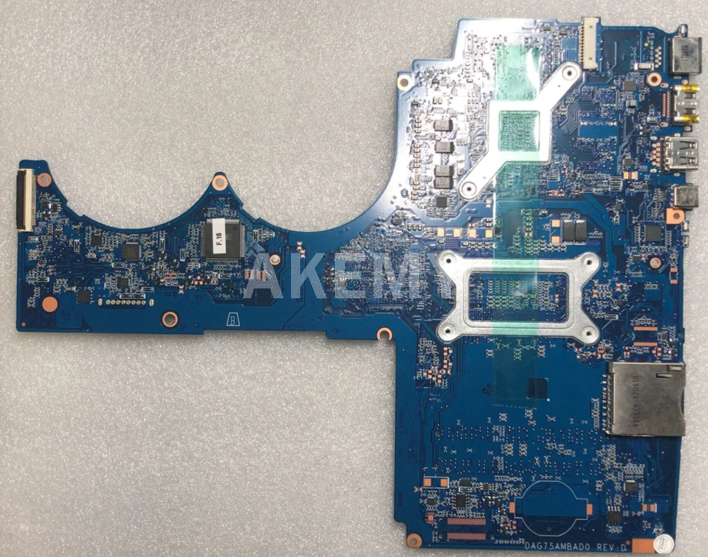 Материнская плата Akemy для ноутбука HP Pavilion 15-CB DAG75AMBAD0 926304-601 926304-501 I7 7700HQ GPU GTX1050 2 ГБ DDR5