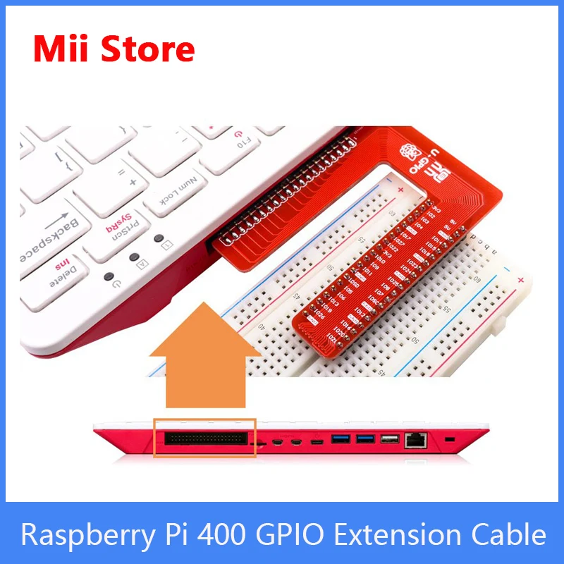 Raspberry Pi 400 GPIO Плата расширения линии подключения U-образной макетной платы плата -