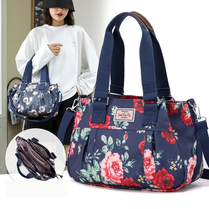 

Новая женская сумка для отдыха с защитой от кражи и несколькими отделениями, вместительная водонепроницаемая сумка через плечо, легкая дорожная сумка-мессенджер