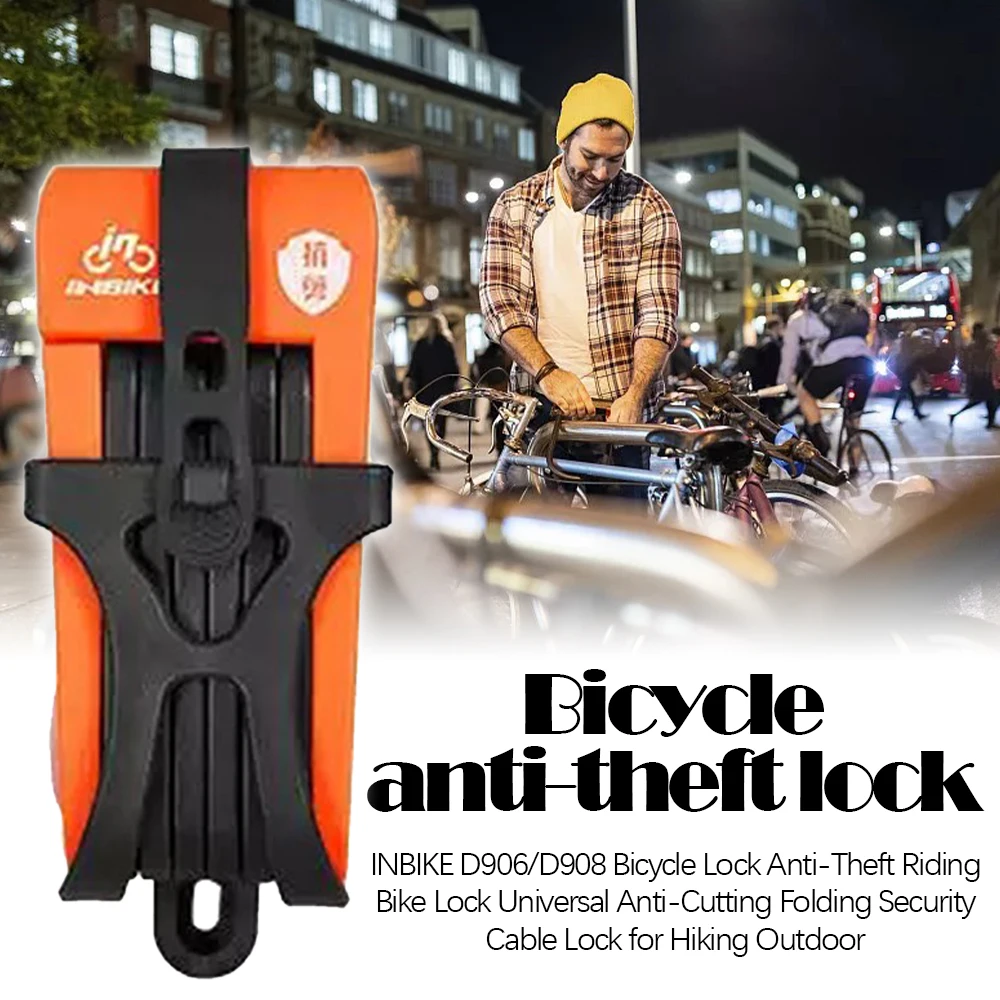 

Theft Spiral Universal Protective Bicycle Lock Anti-Cutting Folding Security Cable Lock Bicycle Accessories Bike Lock Outdoor