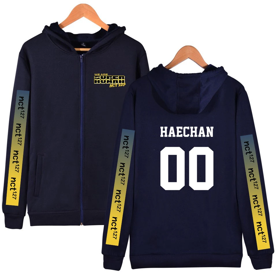 

Sweatshirts Kpop Nct 127 Zipper Coats Women/men Streetwear Cape Hoodie High Quality Casual Loose Clothing Autumn 2021 Boy Tops