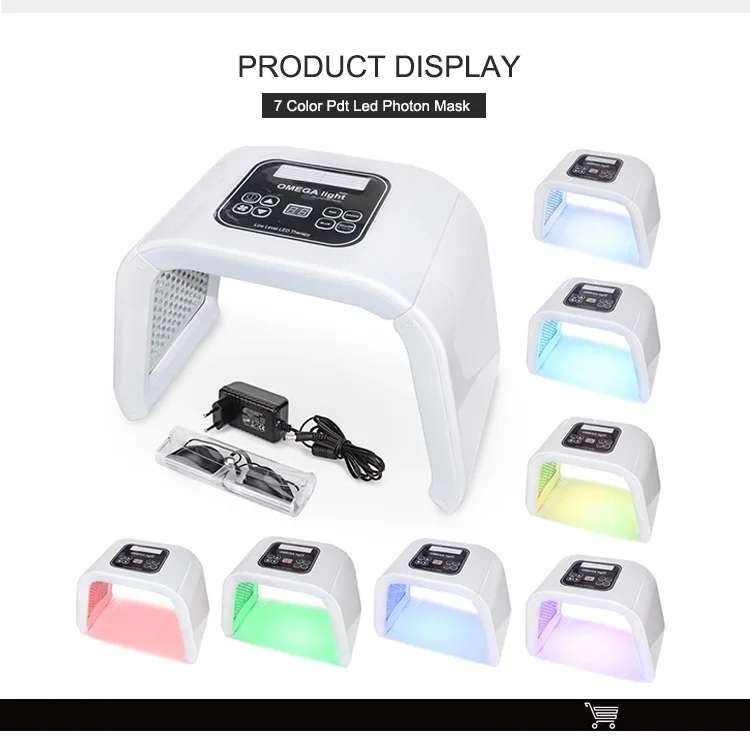 Широко используется 7 цветов omega PDT терапия светодиодным светом для лечения