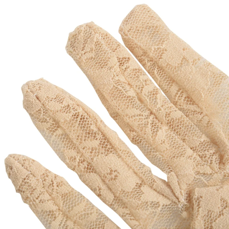 

New Elegant Ladies Short Lace Gloves Costume