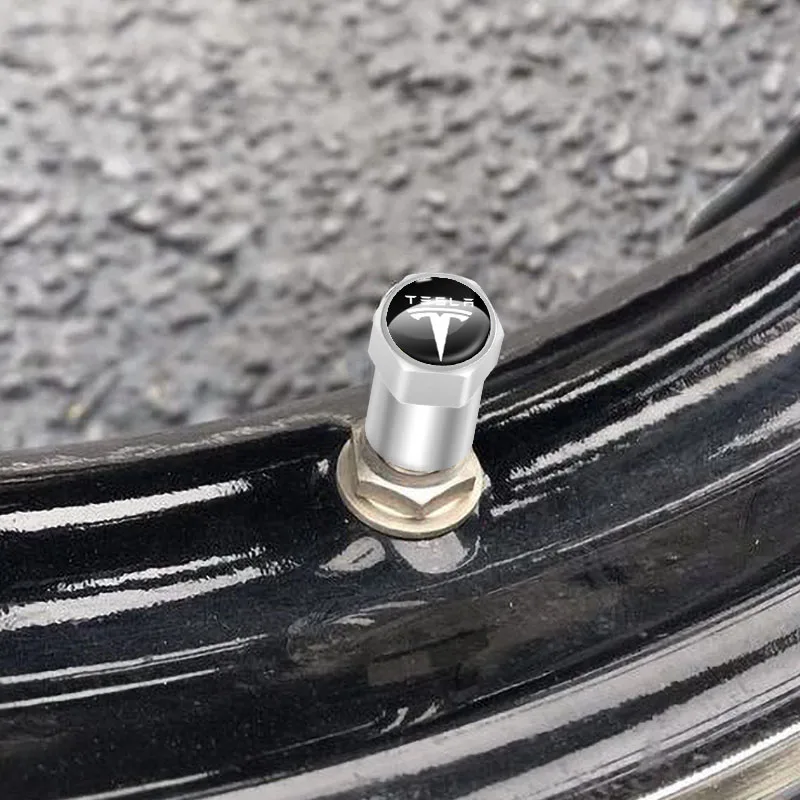 4 шт. Декоративные Значки для колес Tesla Model 3 модель S L Y аксессуары | Автомобили и