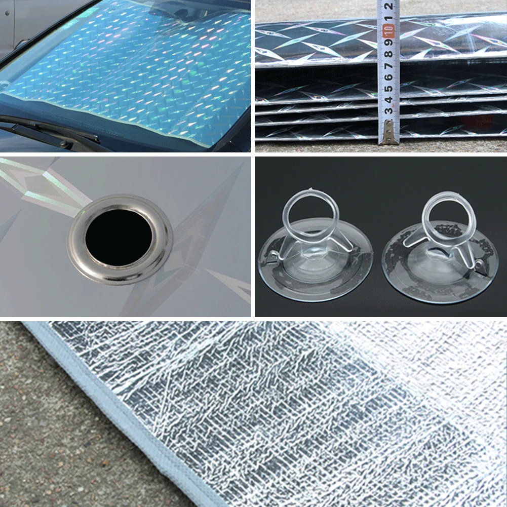 Car Sun Shade UV Protection Curtain Sunshade Film Windshield Visor Front Cover Accessories | Автомобили и мотоциклы