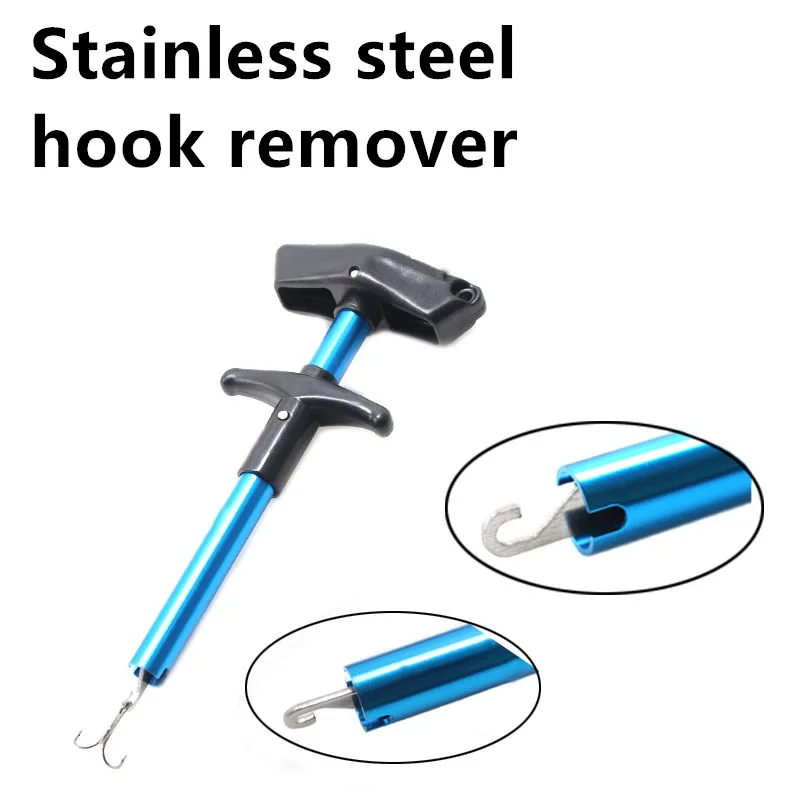 

1pcs/Winter fishing Hook remover Fishing tools17cm/45g Artificial Aluminum alloy Crankbait hook remover jig fishing tackle lure