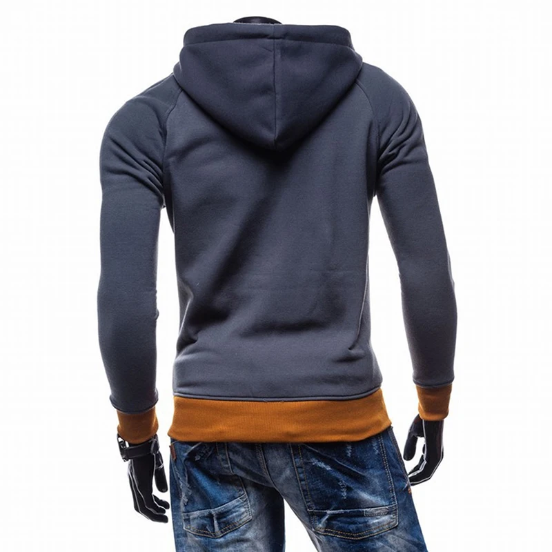 

Bigsweety Spring Autumn Hoody Jacket Men's Hoodies Hip Hop Zipper Slim Fit Hooded Sweatshirts Male Coats With Pockets Hot Sale