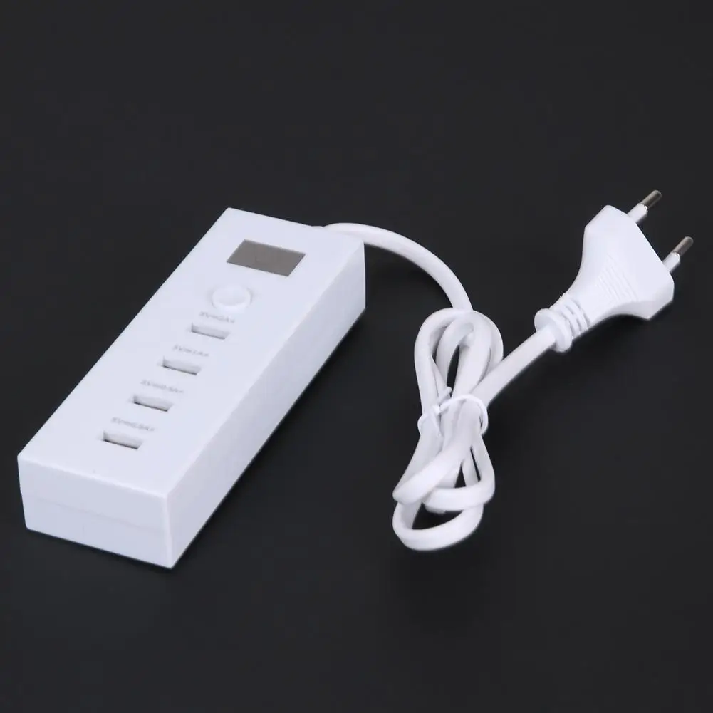 4 Порты Многофункциональный USB Зарядное устройство быстрой зарядки Smart Plug