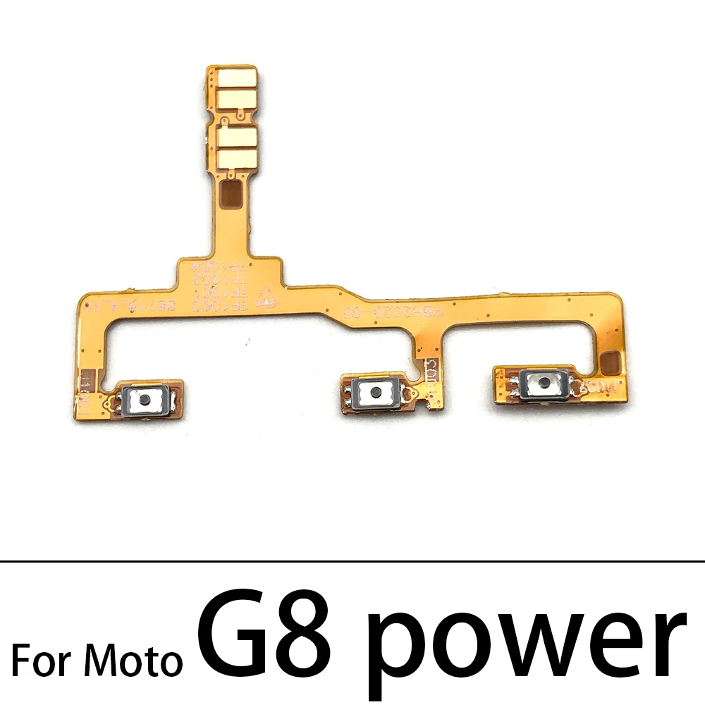 Боковая кнопка питания и громкости гибкий кабель для Motorola Moto G5 G6 G9 G7 G8 Play Plus Power Lite