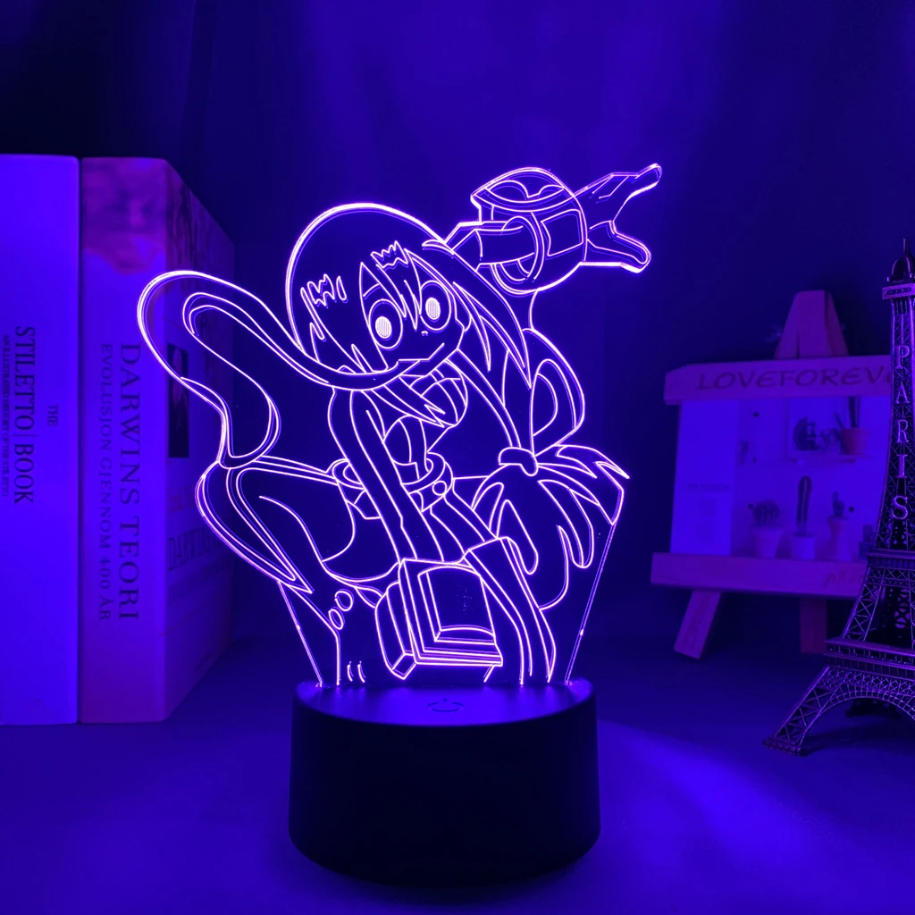 

3d-лампа Brangdy в стиле аниме «Моя геройская Академия», лампа Tsuyu Asui для спальни, украшение, подарок на день рождения, светодиодный ночсветильни...