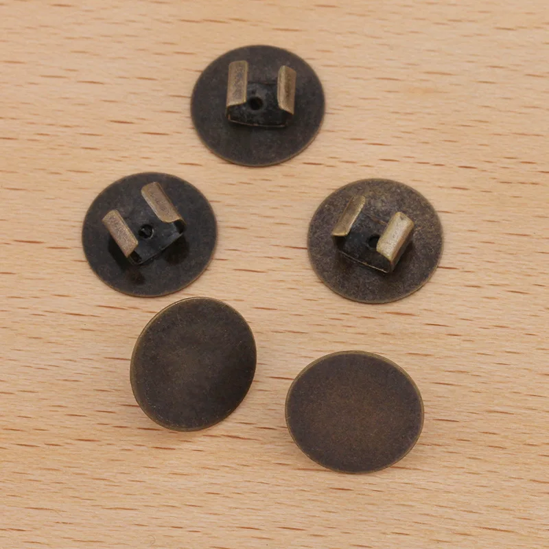 50 шт. подходит 12 мм кабошон заколка для волос зажим головных уборов аксессуары DIY