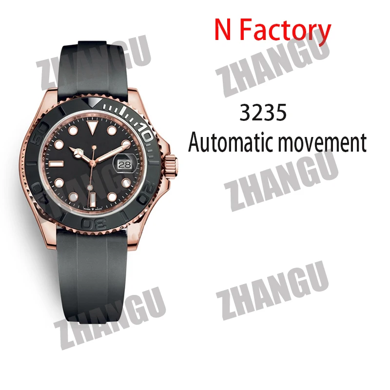 

men's AAA watch automatic mechanical watch 18K rose gold waterproof Noob 904L stainless steel movement 1:1 best version