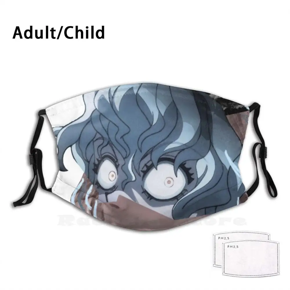 

Маска для лица Neferpitou многоразовая с фильтром Pm2.2007 и забавным принтом