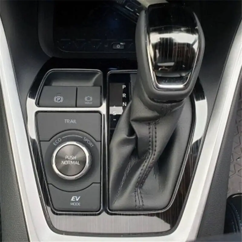 

WELKINRY car auto cover for Toyota RAV 4 V XA50 2018 2019 2020 RAV4 stainless steel stick gear shift level table base trim