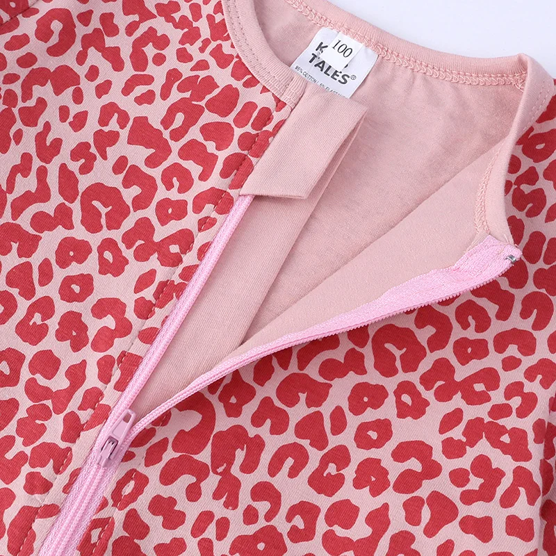 Детский хлопковый комбинезон на молнии с коротким рукавом| |