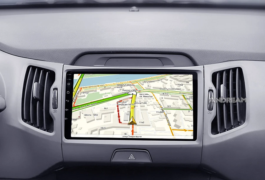 9 дюймов Android 8 1 Octa-Core carplay Автомобильный плеер для KIA Sportage R 2010-2016 GPS навигация