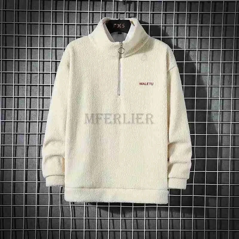

winter autumn men sweatshirt fleece warm zipper thick tees tops large size 7XL 8XL 9XL 10XL sports hoody outdoor sweatshirt 54