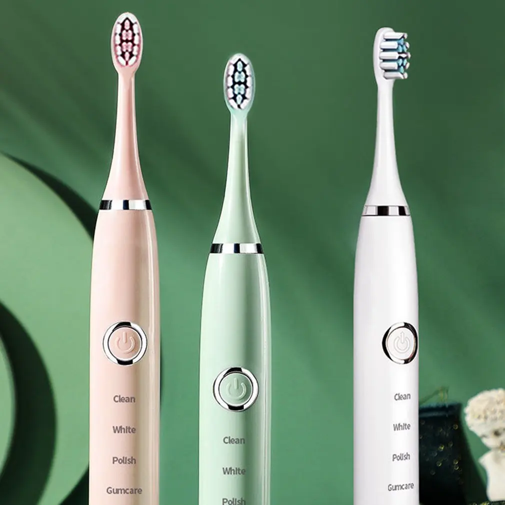

IPX7 Waterproof Sonic Electric Toothbrush For Adult Kids Automatic Sound Wave Low Noise Whitening Tooth Brush USB Charging