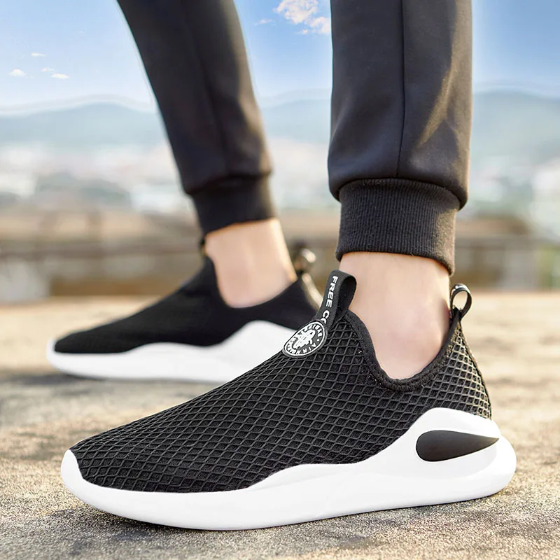 Damyuan Breathable Running Shoes 46 Fashion Lightweight Mens Sneakers 45 Comfortable  Casual Outdoor Jogging Men's Sports Shoes