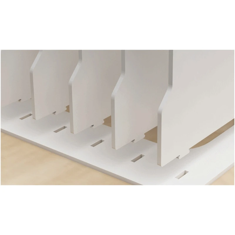

Multi-layers Paper File Holder Sundries Storage Box PVC Wood Desktop Book Magazine Desk Shelf Stationery Organizer