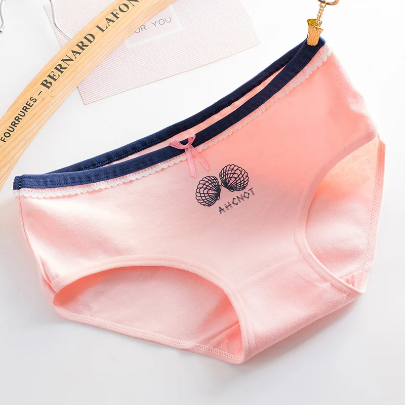 1 шт. трусы для девочек детское хлопковое нижнее белье молодых девушек Однотонные