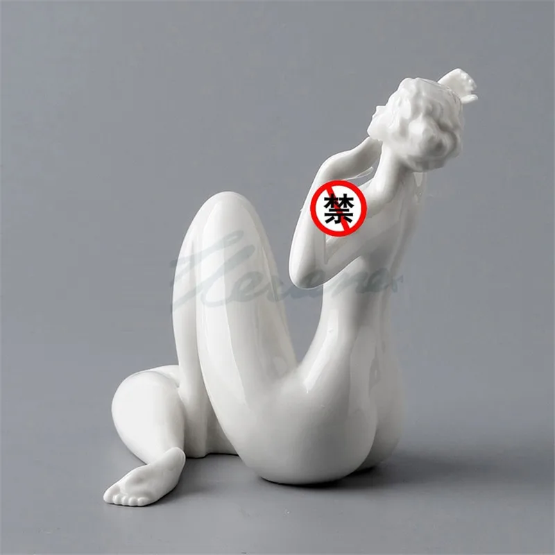 Креативная светильник глазурованная керамическая художественная скульптура с