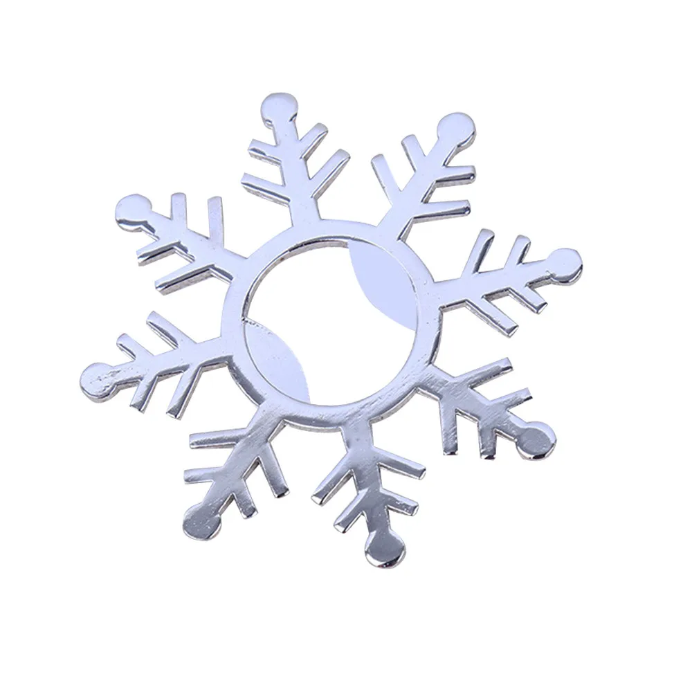 Snowflake Многофункциональная наружная портативная открывалка для пива, открывалка для бутылок, винный шестигранный ключ, Висячие инструменты для напитков, кухонные аксессуары - Цвет: Snowflake